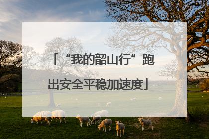 “我的韶山行”跑出安全平稳加速度