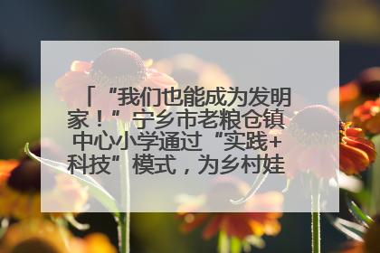 “我们也能成为发明家！”宁乡市老粮仓镇中心小学通过“实践+科技”模式，为乡村娃探索教育新路径