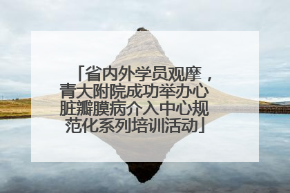 省内外学员观摩，青大附院成功举办心脏瓣膜病介入中心规范化系列培训活动