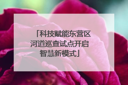 科技赋能东营区河道巡查试点开启智慧新模式