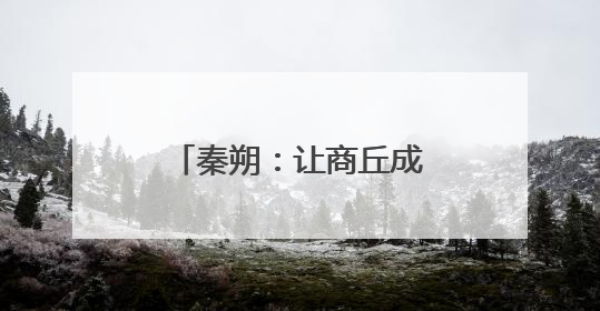 秦朔：让商丘成为中西方商业文明交流的地方