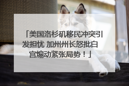 美国洛杉矶移民冲突引发担忧 加州州长怒批白宫煽动紧张局势！