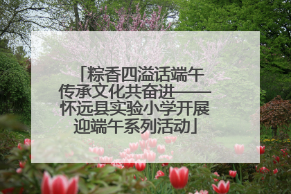 粽香四溢话端午 传承文化共奋进——怀远县实验小学开展迎端午系列活动
