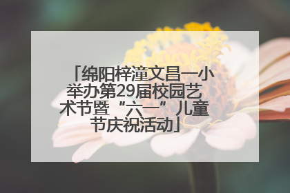 绵阳梓潼文昌一小举办第29届校园艺术节暨“六一”儿童节庆祝活动