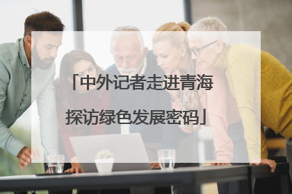 中外记者走进青海 探访绿色发展密码