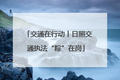 交通在行动丨日照交通执法“粽”在岗