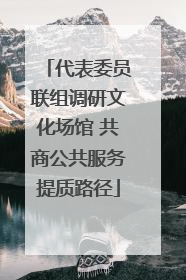 代表委员联组调研文化场馆 共商公共服务提质路径