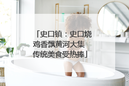 史口镇：史口烧鸡香飘黄河大集 传统美食受热捧