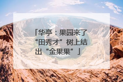 华亭：果园来了“田秀才”树上结出“金果果”