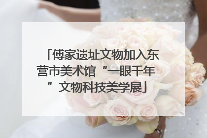 傅家遗址文物加入东营市美术馆“一眼千年”文物科技美学展