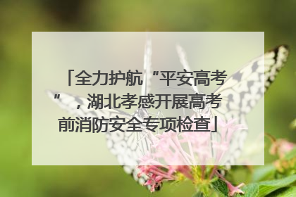 全力护航“平安高考”，湖北孝感开展高考前消防安全专项检查