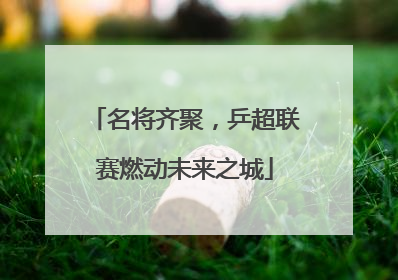 名将齐聚，乒超联赛燃动未来之城