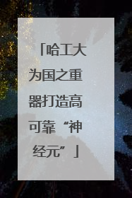哈工大为国之重器打造高可靠“神经元”