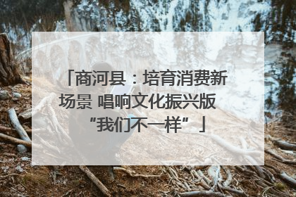 商河县：培育消费新场景 唱响文化振兴版“我们不一样”