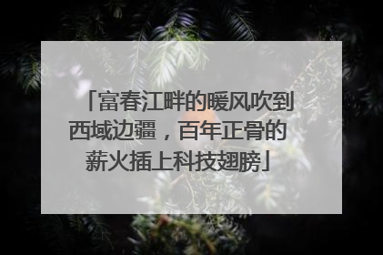 富春江畔的暖风吹到西域边疆，百年正骨的薪火插上科技翅膀