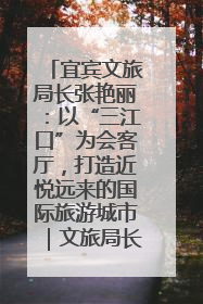 宜宾文旅局长张艳丽：以“三江口”为会客厅，打造近悦远来的国际旅游城市｜文旅局长说