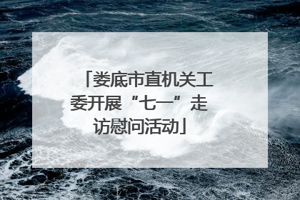 娄底市直机关工委开展“七一”走访慰问活动