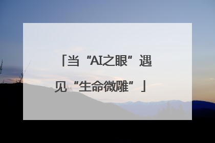当“AI之眼”遇见“生命微雕”