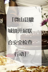 微山县驩城镇开展联合安全检查行动