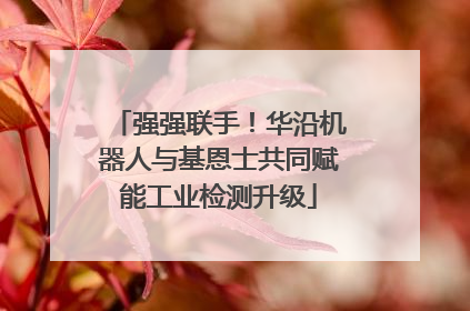 强强联手！华沿机器人与基恩士共同赋能工业检测升级