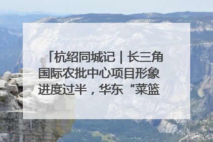 杭绍同城记｜长三角国际农批中心项目形象进度过半，华东“菜篮子”建设加码提速！