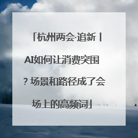 杭州两会·追新丨AI如何让消费突围？场景和路径成了会场上的高频词