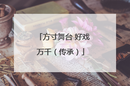 方寸舞台 好戏万千（传承）