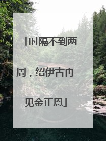时隔不到两周，绍伊古再见金正恩
