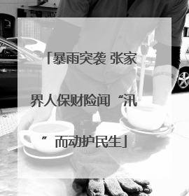 暴雨突袭 张家界人保财险闻“汛”而动护民生
