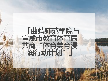 曲靖师范学院与宣威市教育体育局共商“体育美育浸润行动计划”