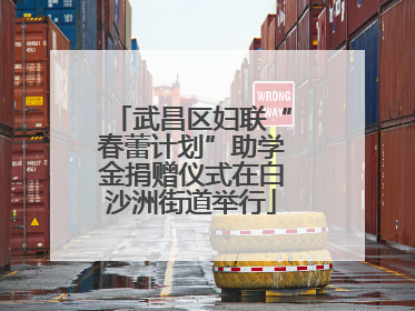 武昌区妇联“春蕾计划”助学金捐赠仪式在白沙洲街道举行