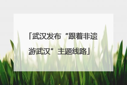 武汉发布“跟着非遗游武汉”主题线路