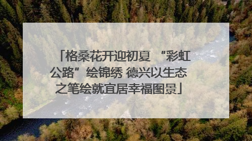 格桑花开迎初夏 “彩虹公路”绘锦绣 德兴以生态之笔绘就宜居幸福图景