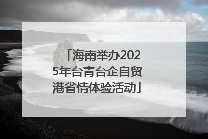 海南举办2025年台青台企自贸港省情体验活动