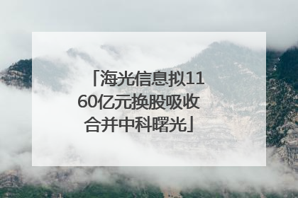海光信息拟1160亿元换股吸收合并中科曙光