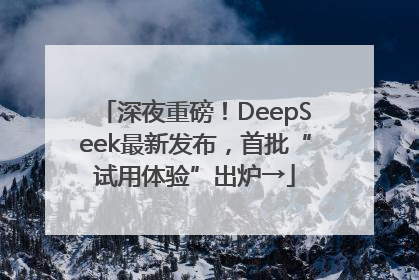 深夜重磅！DeepSeek最新发布，首批“试用体验”出炉→