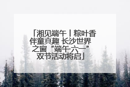 湘见端午丨粽叶香伴童真趣 长沙世界之窗“端午·六一”双节活动将启