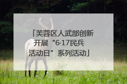 芙蓉区人武部创新开展“6·17民兵活动日”系列活动
