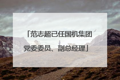 范志超已任国机集团党委委员、副总经理