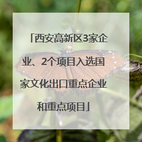 西安高新区3家企业、2个项目入选国家文化出口重点企业和重点项目