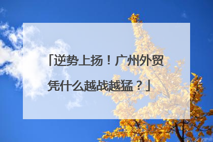 逆势上扬！广州外贸凭什么越战越猛？