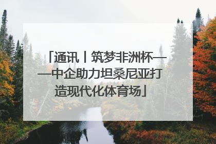 通讯丨筑梦非洲杯——中企助力坦桑尼亚打造现代化体育场