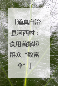 道真自治县河西村：食用菌撑起群众“致富伞”