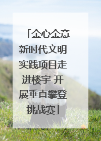 金心金意新时代文明实践项目走进楼宇 开展垂直攀登挑战赛