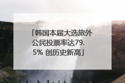 韩国本届大选旅外公民投票率达79.5% 创历史新高