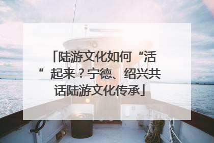 陆游文化如何“活 ”起来？宁德、绍兴共话陆游文化传承