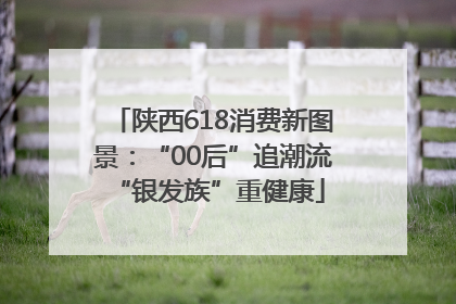 陕西618消费新图景：“00后”追潮流 “银发族”重健康
