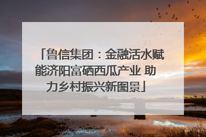 鲁信集团：金融活水赋能济阳富硒西瓜产业 助力乡村振兴新图景