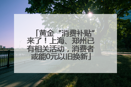 黄金“消费补贴”来了！上海、郑州已有相关活动，消费者或能0元以旧换新