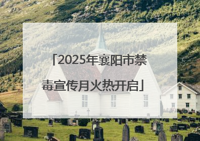 2025年襄阳市禁毒宣传月火热开启